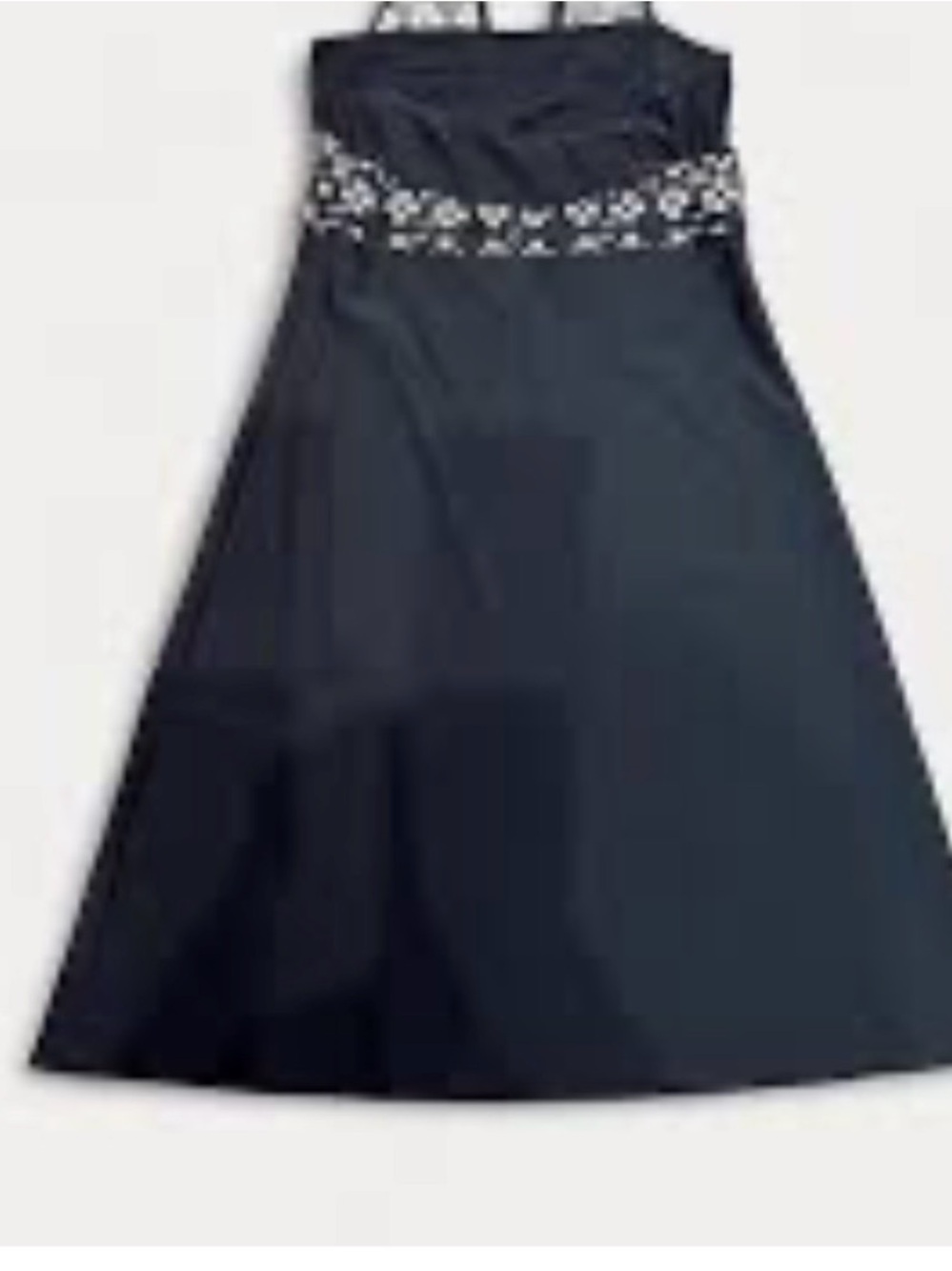 Willi Smith Black A-Line Skirt with Embellished Waist